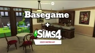 #sponsored Cosy Bistro build 🌿| The Sims 4