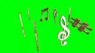 GREEN SCREEN MUSIC NOTES