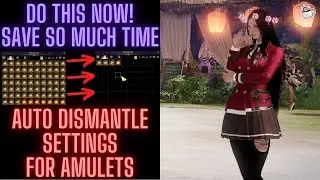 Lost Ark How to Set up Auto Dismantle for Amulets ~SAVE SO MUCH TIME AUTO DISMANTELING AMULETS~