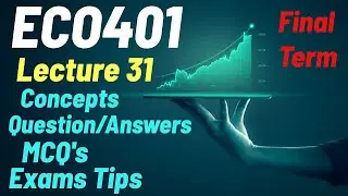 Eco401 Lecture No.31 | Final Term | Cut to fit