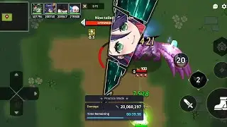 Guardian Tales - Earth Ranged vs Garam Lv100 (Guild Raid)