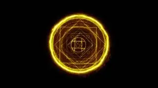 Free Pentagram(Yellow) VFX Stock Footage