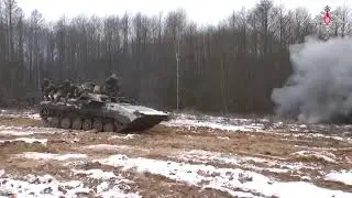 Подготовка разведывательных подразделений ЗВО на полигонах в Республике Беларусь