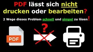 Can't edit/print PDF? - Remove print protection EASILY!🔥