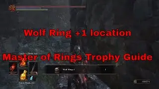 Dark Souls III - How to find the Wolf Ring +1 location [Master of Rings Trophy]