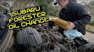 Subaru Forister oil change