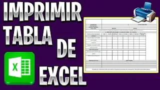✅ CÓMO IMPRIMIR UNA TABLA DE EXCEL EN UNA SOLA HOJA | IMPRIME CORRECTAMENTE 🖨️