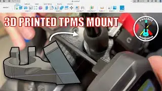 Designing & 3D Printing a Mount for the SYKIK Rider SRTP300 TPMS