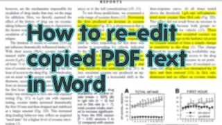 How to convert PDF to Word with no extra software