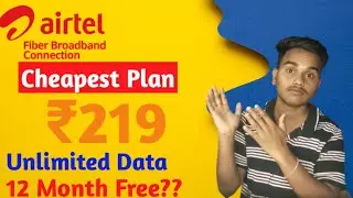 New Airtel Xstream Fiber @199/Month Airtel Xstream Fiber 10 Mbps Back Up Plan Full Review