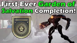 My First Ever Garden of Salvation Raid Completion in Destiny 2 Shadowkeep!