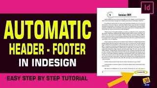 How to Create an Automatic Running Header & Footer in InDesign – Easy Tutorial 