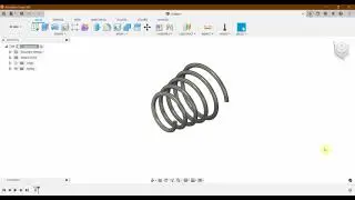 Fusion 360 - Coil to create Conical Spring