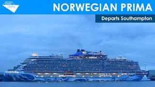 Norwegian Prima departs Southampton (01/10/2023)