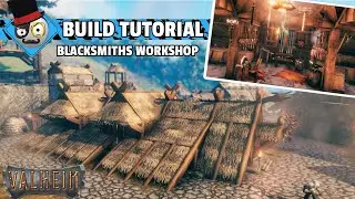 Valheim: How to build a Viking Longhouse - Blacksmiths Workshop Building Guide