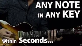 How to Find Any Chord, Any Note in Any Key Major or Minor within Seconds