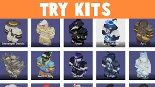 how to try and use ANY KIT.. ⚔😱 (roblox bedwars)