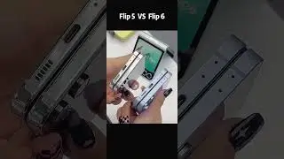 Samsung Galaxy Z Flip 6 🆚 Flip 5 - Die Delle ist nicht mehr so tief | Flip 6 Hands-On #flip6 #shorts