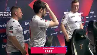 ЭМОЦИИ FAZE ПОСЛЕ ПОБЕДЫ НАД OG НА BLAST Premier Fall Final