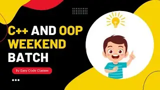 Learn C++ and OOP at Weekends! | New batch announcement