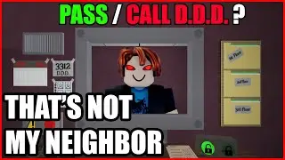 THAT'S NOT MY BLOCKY NEIGHBOR ! ROBLOX SIMULATOR