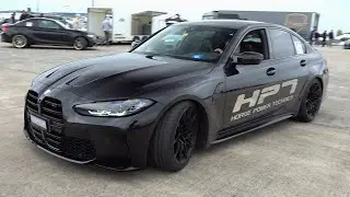 +900HP BMW M3 G80 TTH900 Twin Turbo - Start, Revs & Drag Racing!