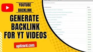 YouTube Backlink Generator | Get more Views for YouTube Video | 