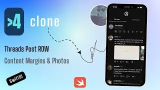 Clone SwiftUI Threads App | Part 4 | Post List, Scrollable Photos & Action Buttons
