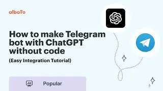 Create a Telegram bot with ChatGPT in 3 minutes using a ready-made solution | ChatGPT integrations