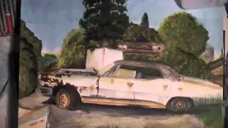 The Process Of Drawing A Car