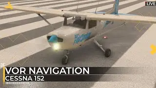 VOR Navigation and ILS Landing with Cessna 152 in MSFS 2020