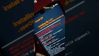 Hyper OS New Update For Redmi Note 7/7s 🔥 😍 Installing 👀#miui #hyperos #redminote7s