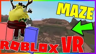 I BUILT A TROLL MAZE IN ROBLOX VR!! | Roblox VR Sandbox