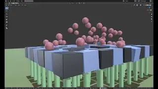 Blender 2.82 : Generic Spring Constraint Example