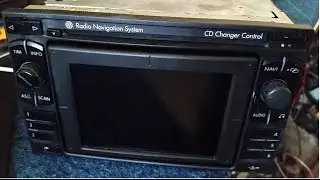 Radio Navigation System VWZ1Z7. 3B0 035 191 A/ radio code BLAUPUNKT