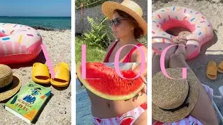 ВЛОГ #10 из отпуска / Песчаный пляж в Черноморском / КРЫМ 2021 | slow living