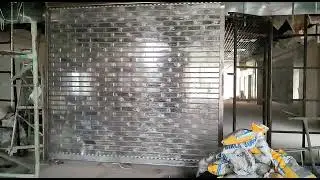 polycarbonate shutter with side motor system