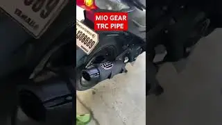TRC PIPE SOUNDCHECK MIO GEAR 125 #trc #trcpipe #powerpipe #miogearpipe #miogear125 #yamaha #niallatv