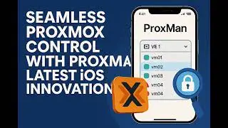 Unlock Seamless Proxmox Control with ProxMan iOS App! Your Mobile Homelab Powerhouse!
