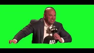 Dana White-“That was Fcking weird huh?”Green Screen•