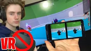 How To Play Roblox VR Without A VR Headset! (without the hands)