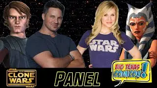 Star Wars Clone Wars Panel at Big Texas Comicon 2024: Matt Lanter & Ashley Eckstein