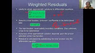 Galerkin's Method of Weighted residual: Part-1