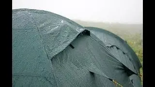Prasselnder Regen auf ein Zelt | ENTSPANNUNG PUR