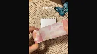 ASMR 핑크다꾸 제법예쁨💕 [1분다꾸] #artjournaling #scrapbooking