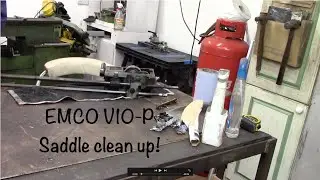 Emco V10-P, Saddle Clean Up.