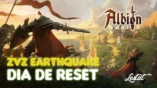 Albion Online MMO Gratuito - O DIA DO RESET - ZvZ Earthquake