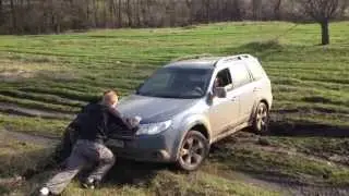 Тест драйв Subaru Forester SH 2008 2.0 AT грязь, вода, дорожная резина - 1