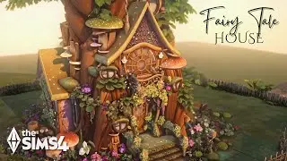 The Sims 4 Enchanted by Nature - Fairytale Tree House - (ASMR) - Relaxing Speed Build