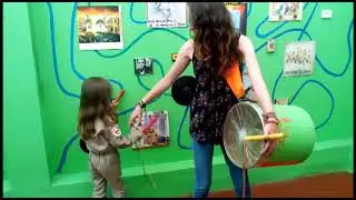 #CulturaenCasa | Ejercicios de ritmo con instrumentos hechos en material reciclado.